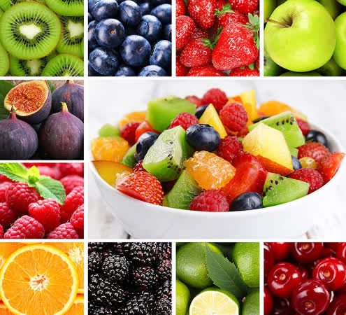 Фото различных ягод и фруктов