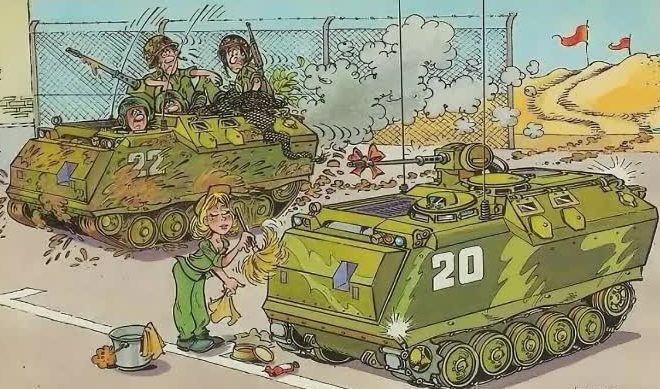 Юмор про танкистов: танки грязи не боятся...
