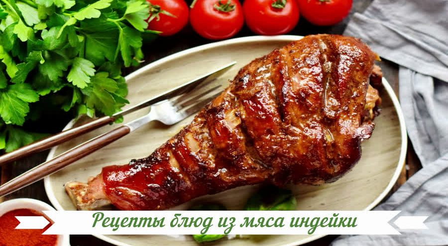 Рецепты блюд из мяса индейки